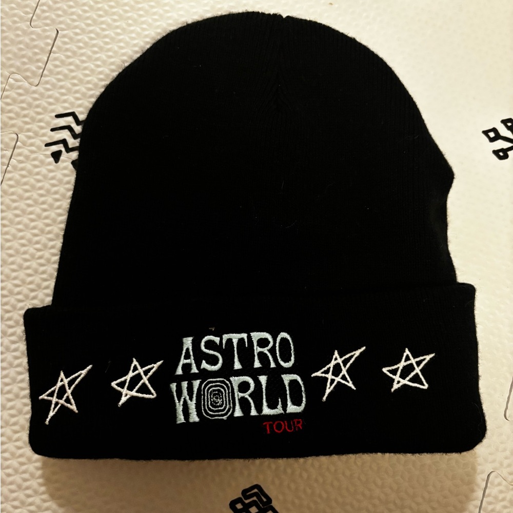 Astro World Tour Black Beanie